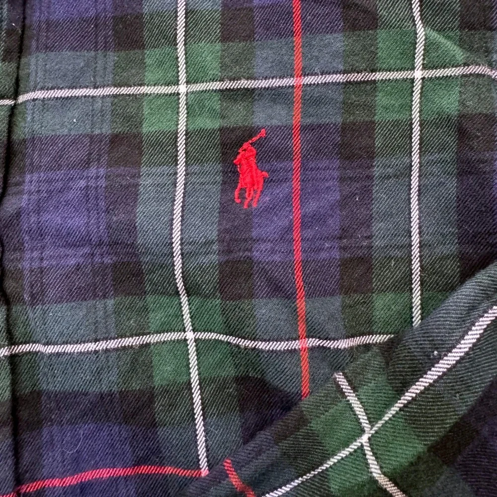 Polo Ralph Lauren Mens Shirt Small Classic Fit Plaid Button Down Cotton‎